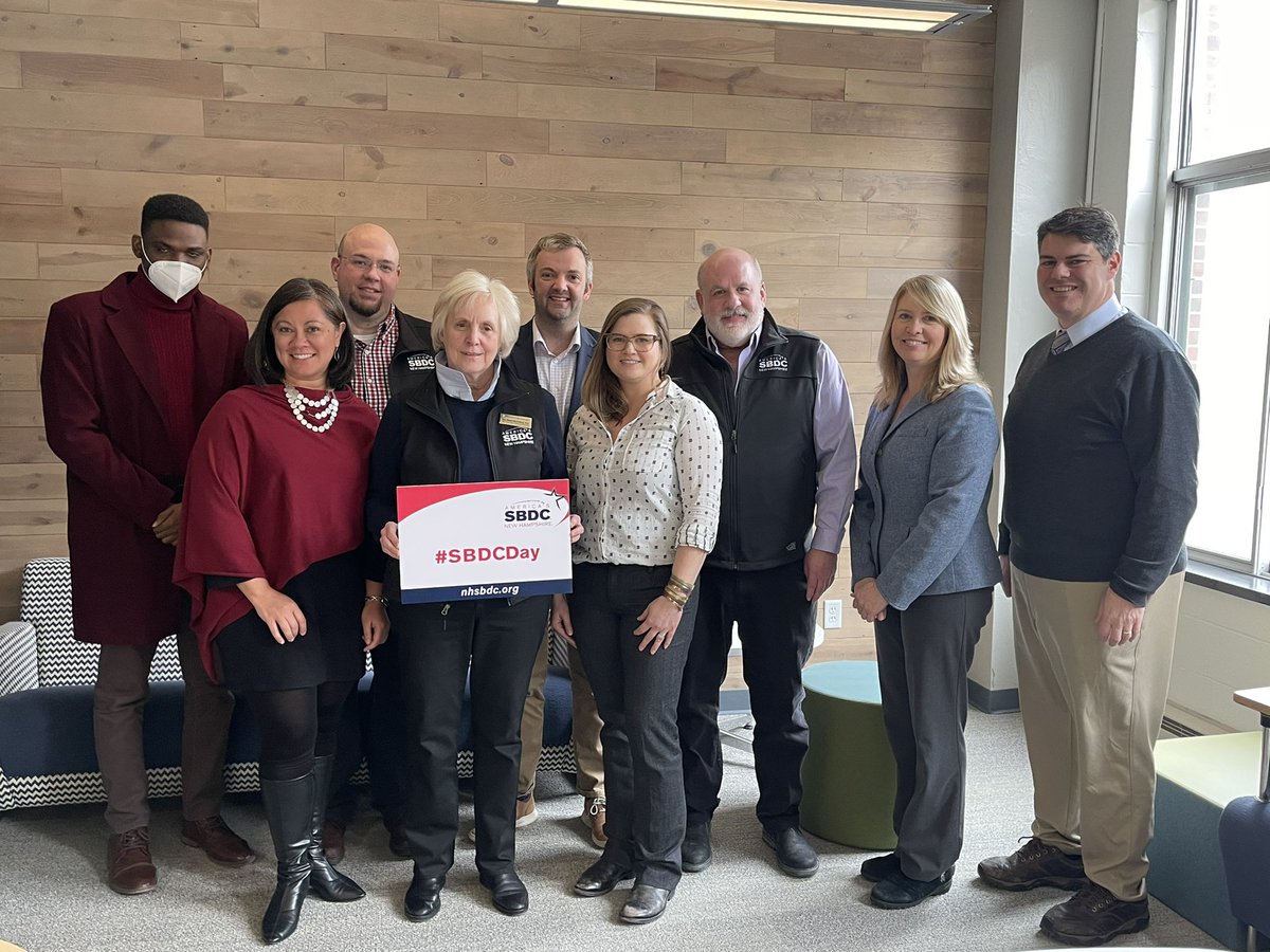 We met at the Forge at <a href="/UofNH/">University of New Hampshire</a>  to talk about partnerships between SBDC and programs on campus: Business Analytics Center, Voice Z Digital, FOSTER (SBIR), and Business in Practice. #SBDCDay