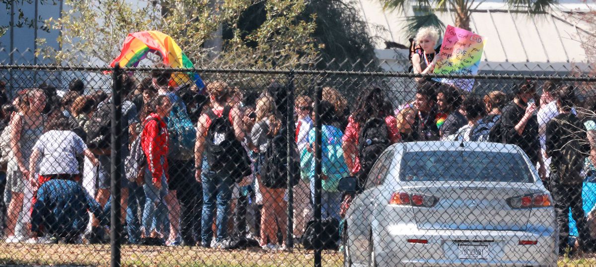 SunSentinel's tweet photo. Gov. Ron DeSantis' spokeswoman, Christina Pushaw, defamed opponents of the so-called "Don't Say Gay" bill as "groomers." A responsible governor would have fired her. | Editorial: https://t.co/mh89IfHsfO https://t.co/Ya3q30Z4aK