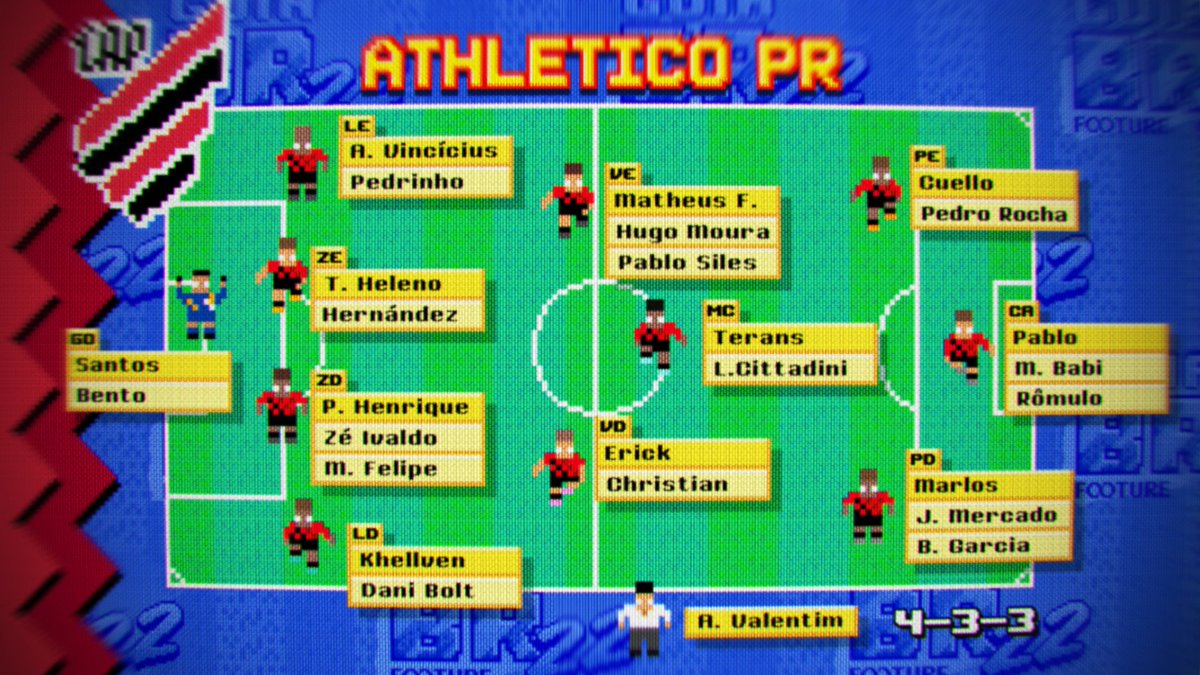 Brasileirao's tweet photo. O @AthleticoPR de Alberto Valentim no 'Guia Tático do @Brasileirao' em parceria com o @FootureFC! #BRCAP 🌪
📽 Assista: https://t.co/YGiWe9DPhH https://t.co/OatGkJjfEX