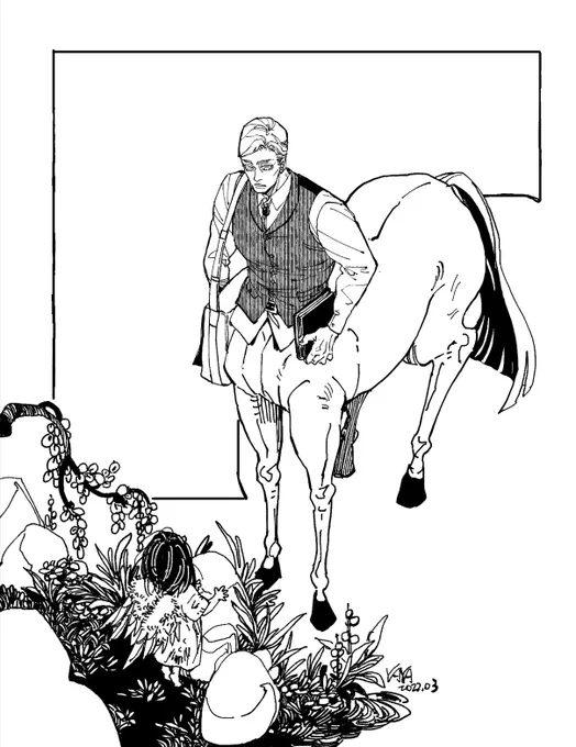 Another centaur and falcon au.
honestly I don't even know why I keep drawing this au 😂
#eruri #エルリ 