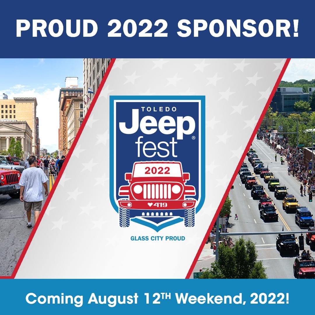 ThayerCDJR's tweet photo. We'll see you at this year's Toledo Jeep Fest! We're planning lots of fun for August 🤩 #ThinkThayer #ToledoJeepFest #Jeep https://t.co/vIYS3ee3qv