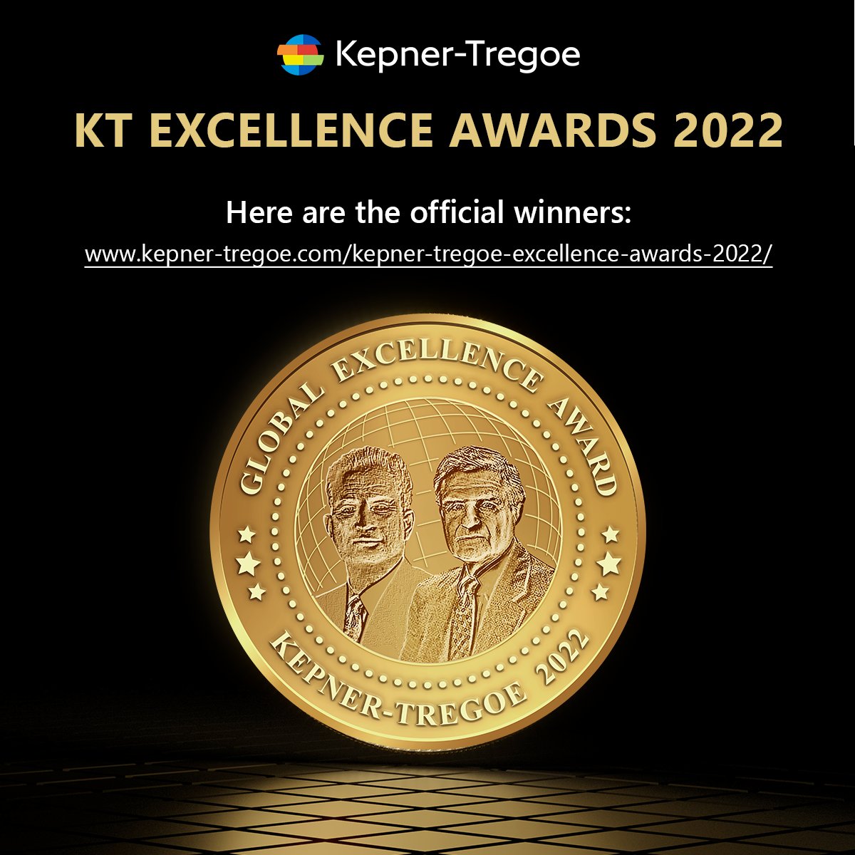 2022 Kepner-Tregoe Excellence Award Winners
To recognize the person, team, or organization having achieved a global benchmark in the utilization of KT process. We congratulate all of the winners!
kepner-tregoe.com/kepner-tregoe-…