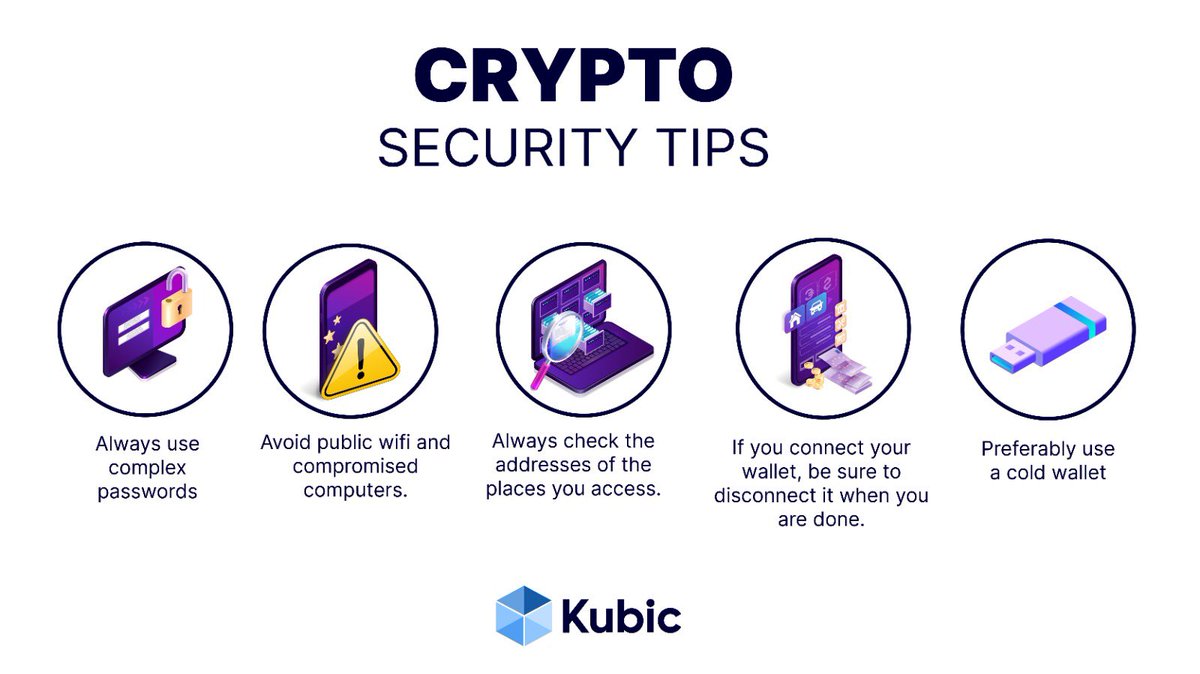 📲Knowing the Defi systems and the blockchain is very important, it is not all about using new technologies, when using it you must be cautious and always keep security in mind. 

Some security tips are:
👇🏼