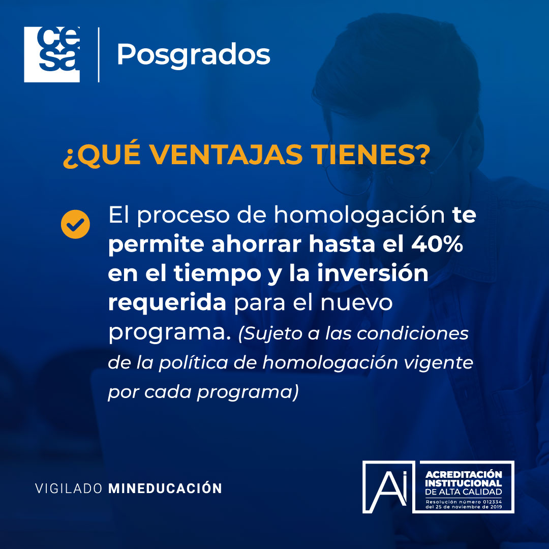 CESA_edu's tweet photo. ¡Homologar una maestría en el CESA es posible! Prepárate para ser un referente a través de la educación personalizada adquiriendo habilidades y competencias para convertirte en un profesional más competitivo. Escríbenos para conocer los requisitos. #ProgresoProfesional https://t.co/EJrK0pSShH