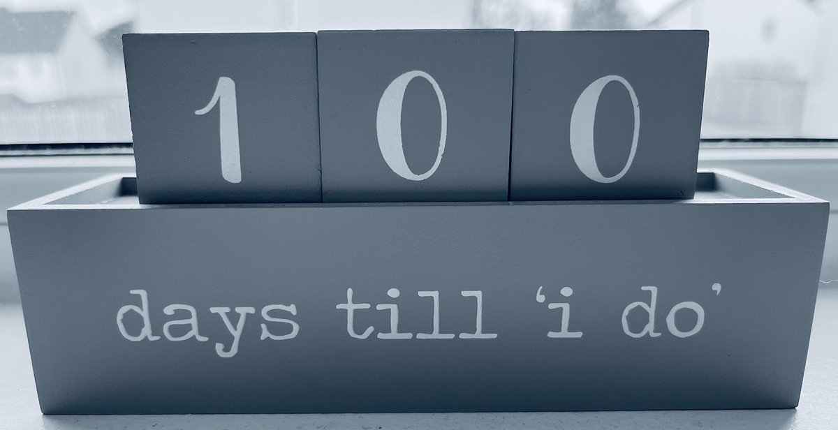 The final countdown is on! 👰‍♀️🤵‍♂️<a href="/MichaelTrevask3/">Michael Trevaskis</a> #wedding #countdown