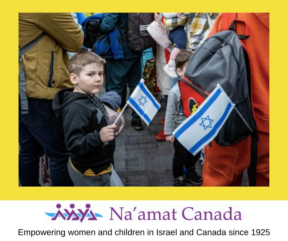 NaamatCanada's tweet photo. YOU can make a difference to the children arriving in Israel from Ukraine. 
DONATE NOW https://t.co/lvfCSGH4eT https://t.co/1sSeynNJfy