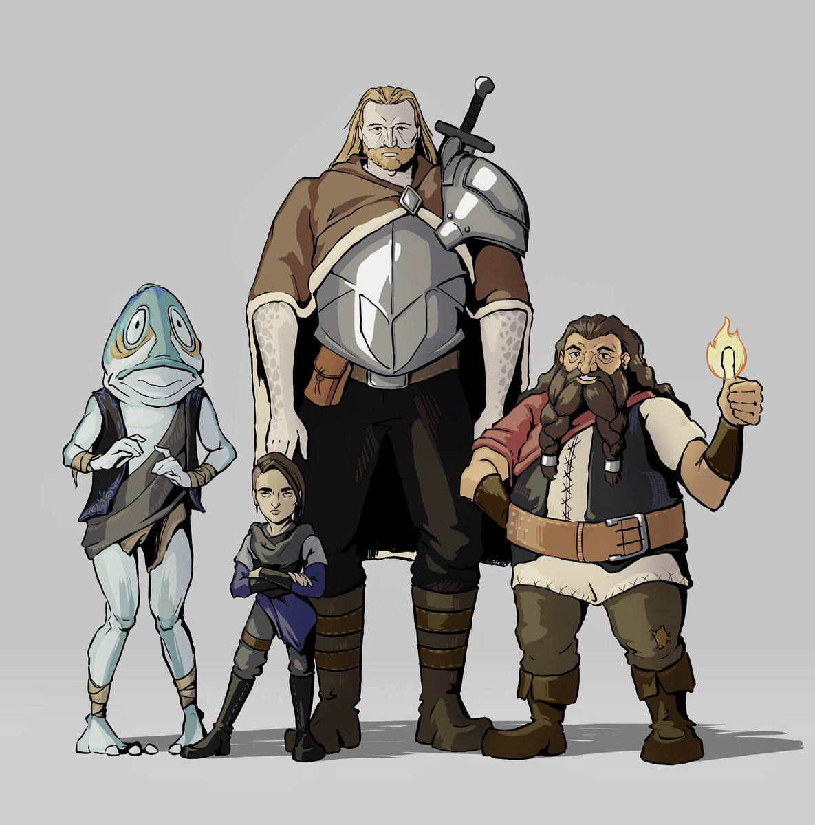 a_maizeing's tweet photo. The whole party!
#DnD #dndart #DnDcharacter https://t.co/Jh9ERDct6A