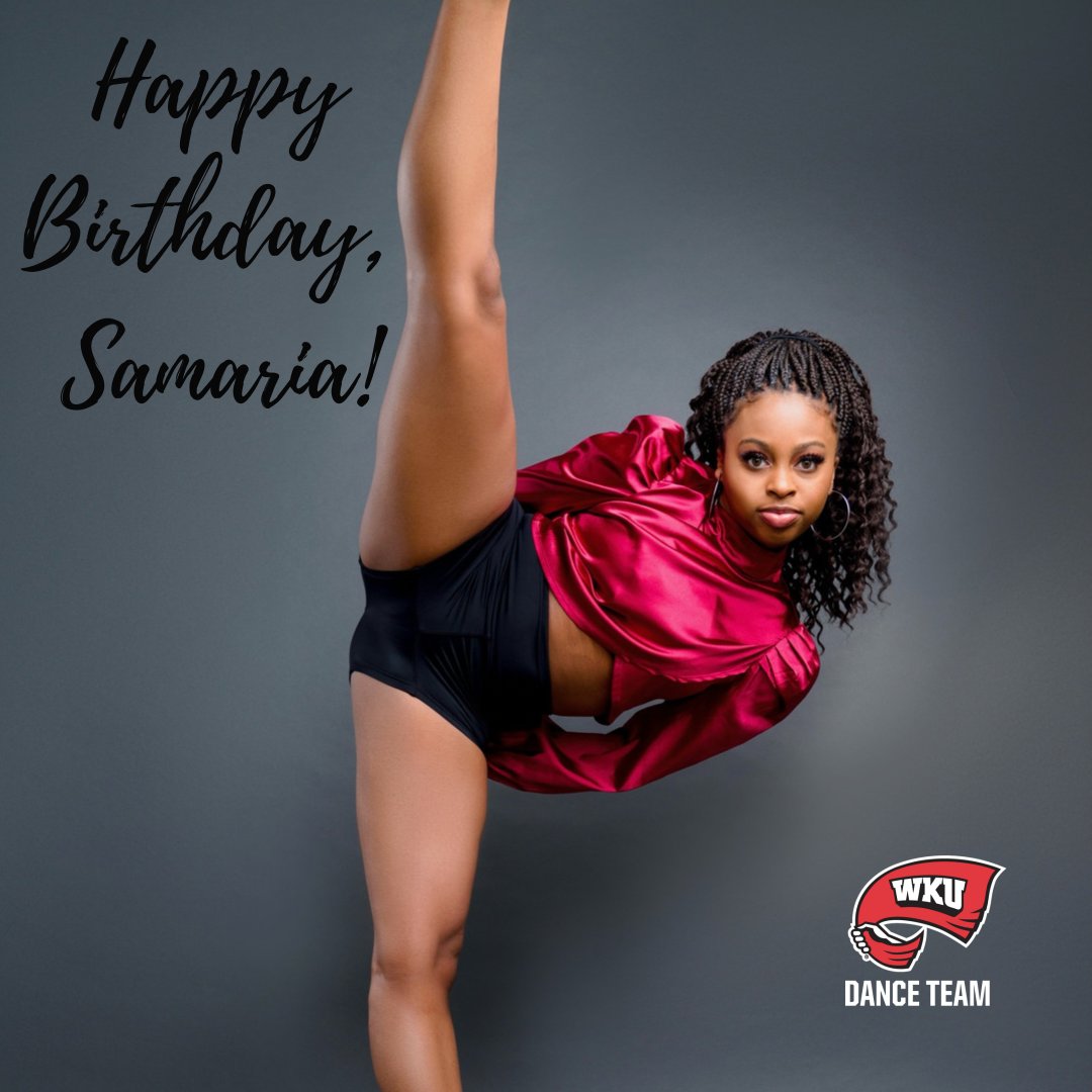 Happy birthday, Samaria!💕🎉🎈🎁
We hope your birthday is as wonderful as you are!
•
•
•
#Topperettes #WKUDT #GoTops #WKU
