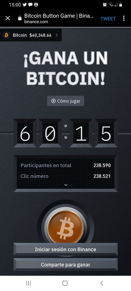 #BitcoinButton #Binance