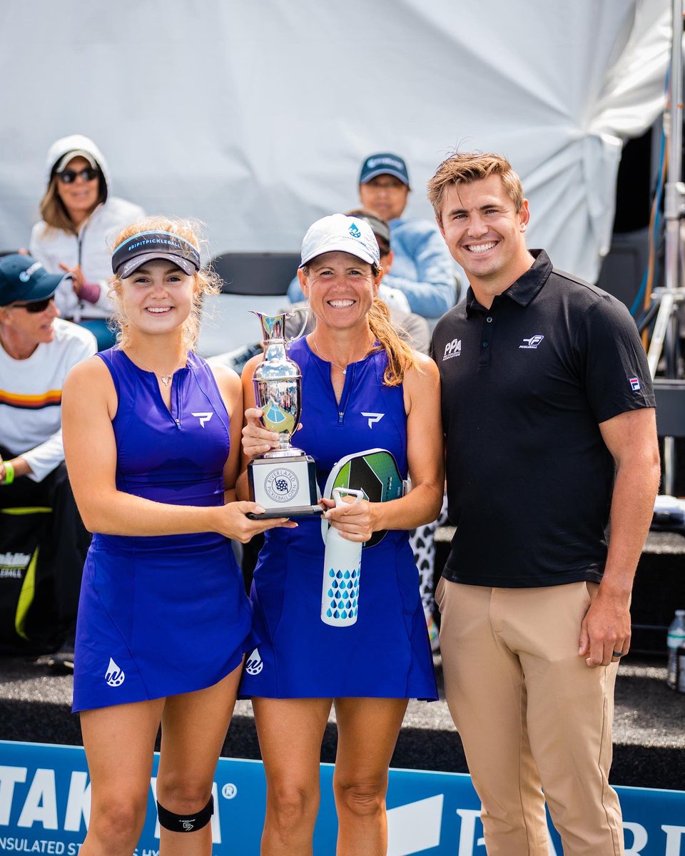 teamWatersPb's tweet photo. @AnnaLeighWaters and I captured our first @PPAtour title this past weekend!! Congrats to Anna Leigh for also winning her first Triple Crown by also claiming the Singles and Mixed Titles with @BenJohns_pb !!! 👑👑👑 https://t.co/79niHB3jMA
