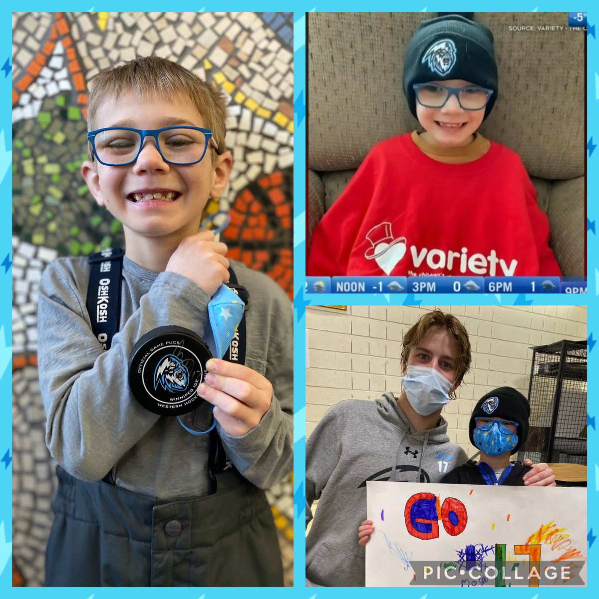 🏒Our very own Frontenac Flame Jayce 🔥represented <a href="/Varietymanitoba/">Variety Manitoba</a> by dropping the puck <a href="/WHLWpgICE/">Winnipeg ICE</a> game last night! He was even on news! Congratulations Jayce! 🏒 <a href="/louis_riel_sd/">Louis Riel School Division</a>