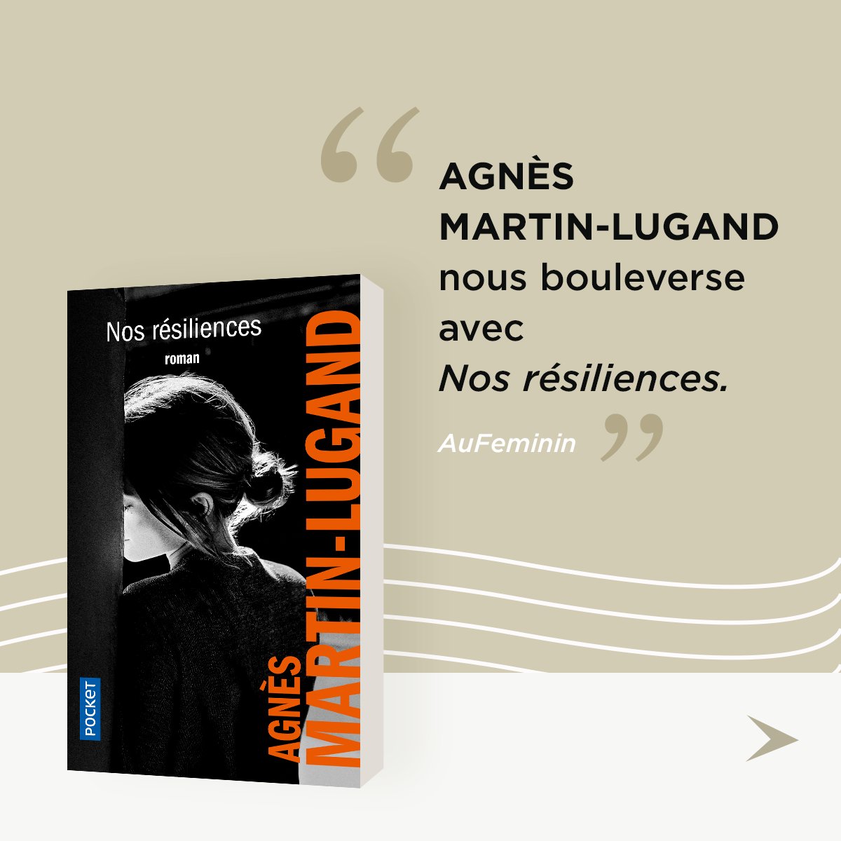 Pocket_Editions's tweet photo. 🎶 Par la musique des mots justes, #AgnèsMartinLugand nous permet d’entendre la matière sensible d’une caresse, d’un regard, d’un souffle ou d’un murmure. 

📙 RDV le 24 mars pour ouvrir les portes de "La Datcha" et découvrir son nouveau roman, "La Déraison", chez @michellafon ! https://t.co/49dgVb2k3f