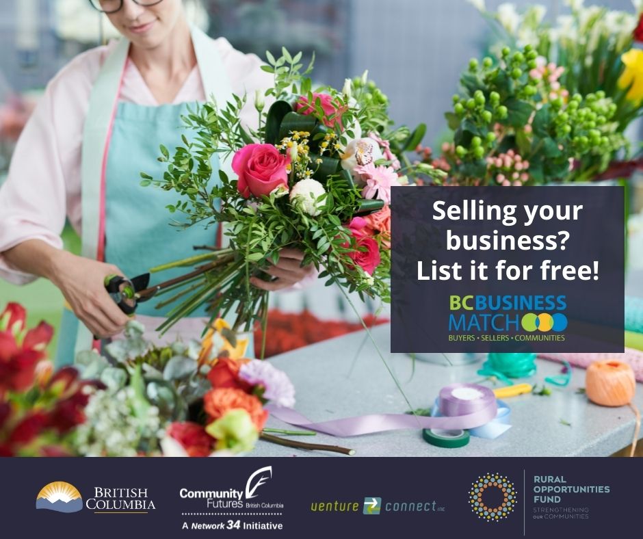 Comm_FuturesAC's tweet image. Trying to sell your business? List it for free! It&apos;s a quick, simple and easy process to set up and once you&apos;re done you can update it anytime. Give your business more exposure to buyers from across BC!

bcbusinessmatch.ca 
#BCBusinessMatch #CommunityFuturesBC