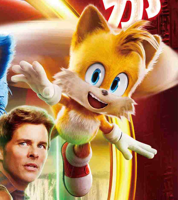 Tails got a makeover in the Japanese poster for Sonic the Hedgehog 2