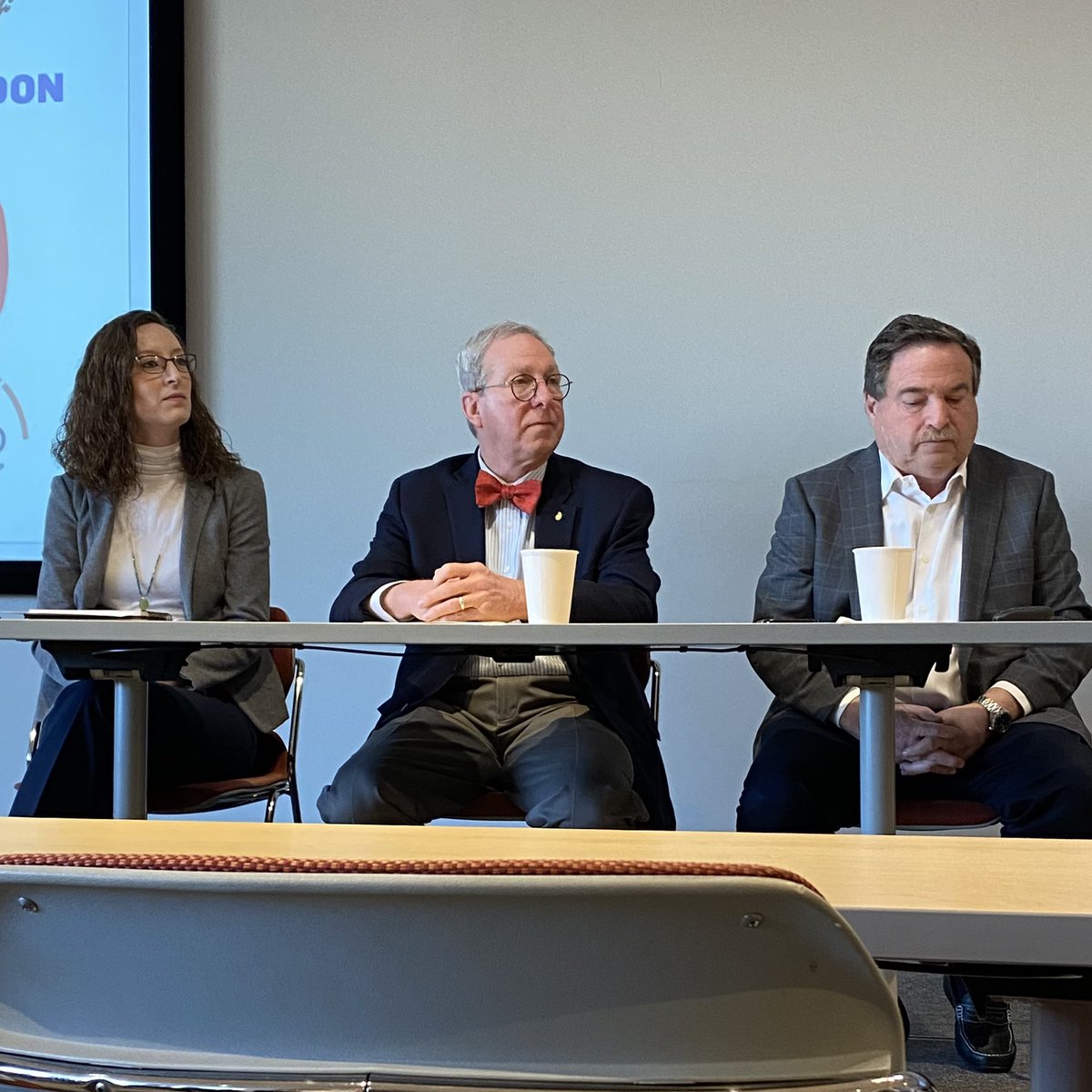 MarketingErin's tweet photo. Great start to my morning with the CII Council. Today’s panel featured Sharlee Van Tine of @tonogroup, James Dugan, AIA, and Neil Liebman or @bernardondesign. Insightful discussion between panel &amp; attendees. Thank you for a great start to the day. #networking #viewfrommydesk https://t.co/oB537VaeLX