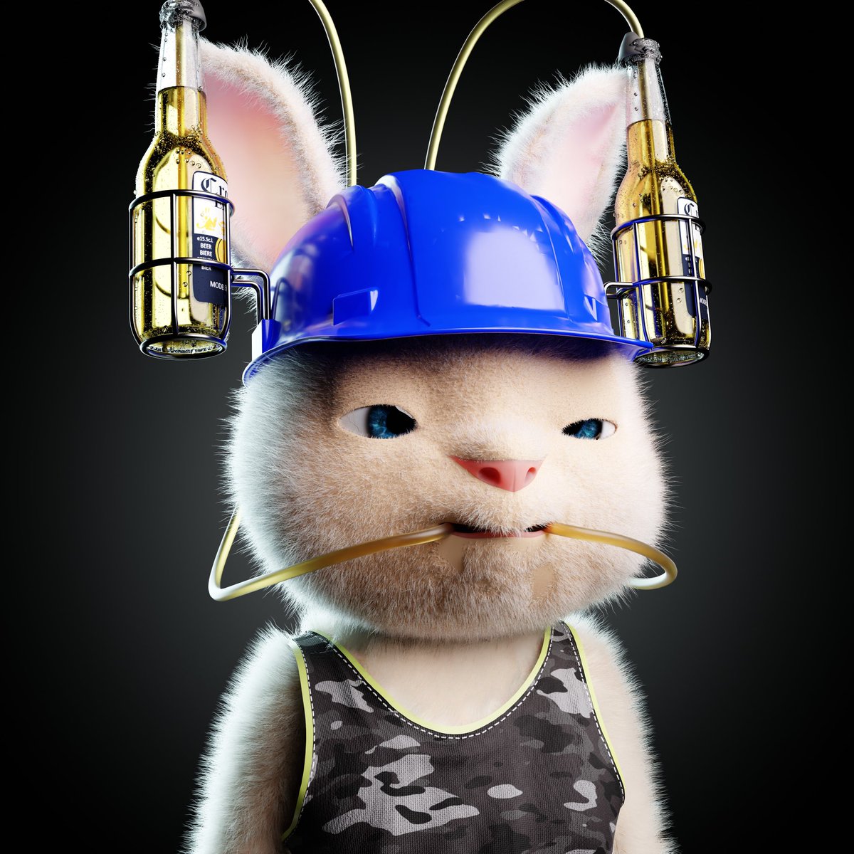 🍻 “Billy Bob” is not the half sending type!

Show our Party Bunny some love ❤️ 

#NFT #metaverse  #3dart #PrimeBunnyPlanet #discord #party #fullsend