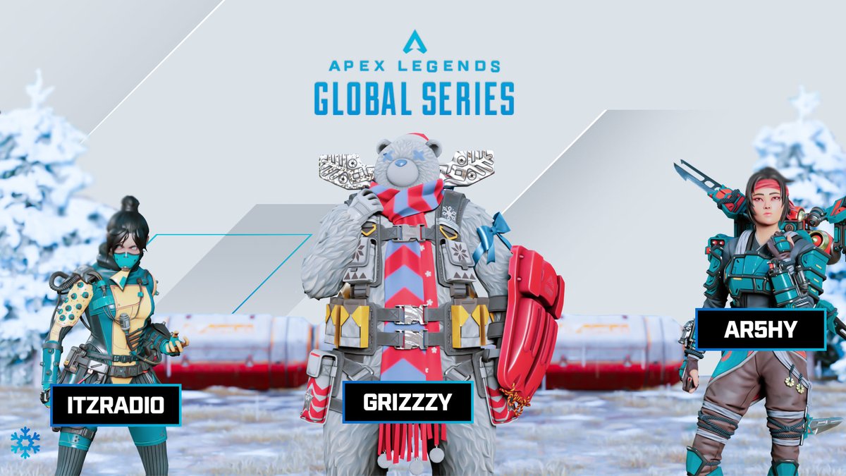 FRZUnit's tweet image. Introducing our 2022 @PlayApexEsports ALGS Roster! 

Come watch their first game! 
📅March 23rd 2022
⏰3:00PM EST

Meet our players:
@Itz_Radio 
@ar5hy 
@Grizzzy__ 

#StormBuilt❄️