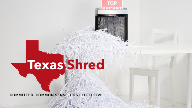 Spring is here!  Does your company need to do some document purging?  How about ongoing shredding services?  Let us get you some help with our partners at Texas Shred, a national provider on document shredding services and more!  
- On-Site/Off-Site Shredding
- File/Document Purg