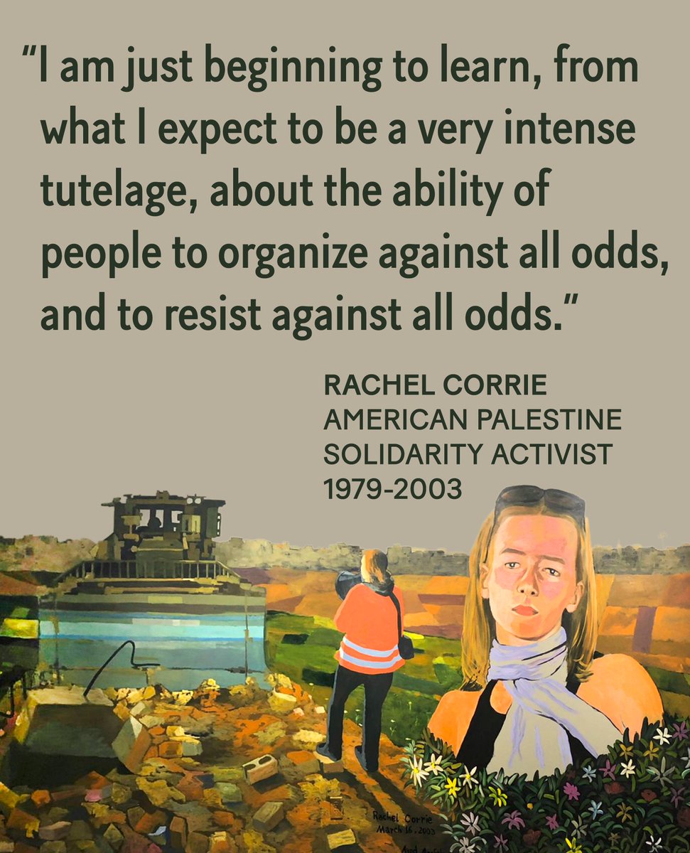 La voz de Rachel Corrie