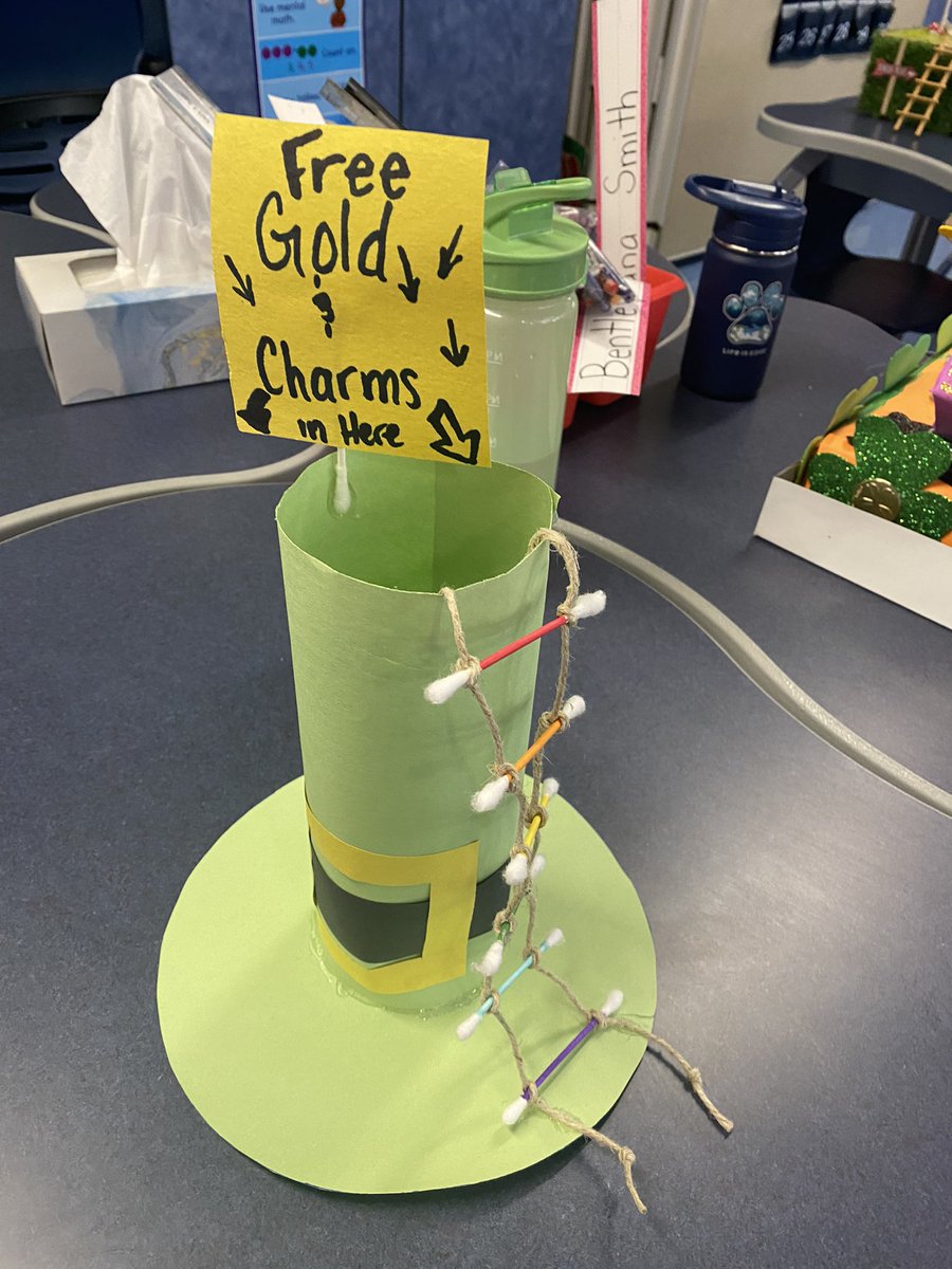 Bellamy_Rome's tweet photo. Free gold anyone!!! Leprechaun traps  created by second graders !!!! https://t.co/Sv8663zY1N