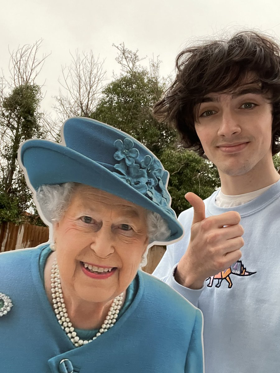 just met the queen