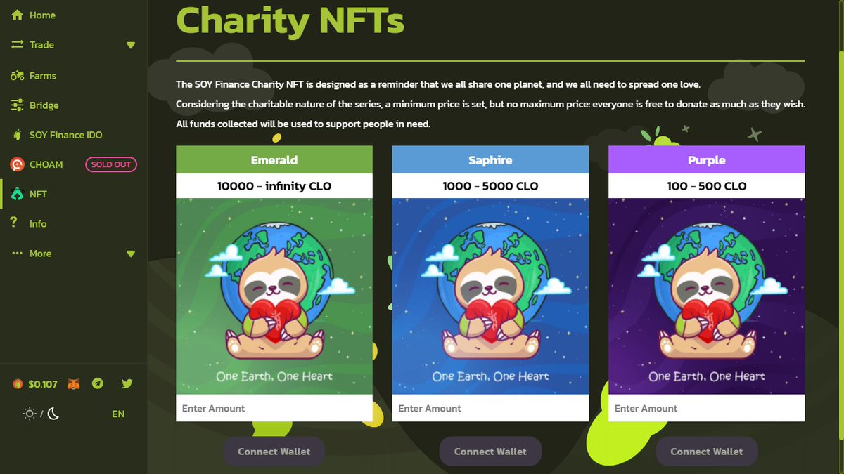 cn_metaverse's tweet photo. SOY Finance 去中心化金融 #DeFi 推出一套十个慈善的 #NFT系列 #NFTCollection 

该系列的利润将用于支持乌克兰以及顿巴斯的人道主义协会上。

传递正能量🌏❤️

https://t.co/cNvsJqsuaI

#NFTCollection #NFTCommunity #NFTs https://t.co/mC6INveQLV