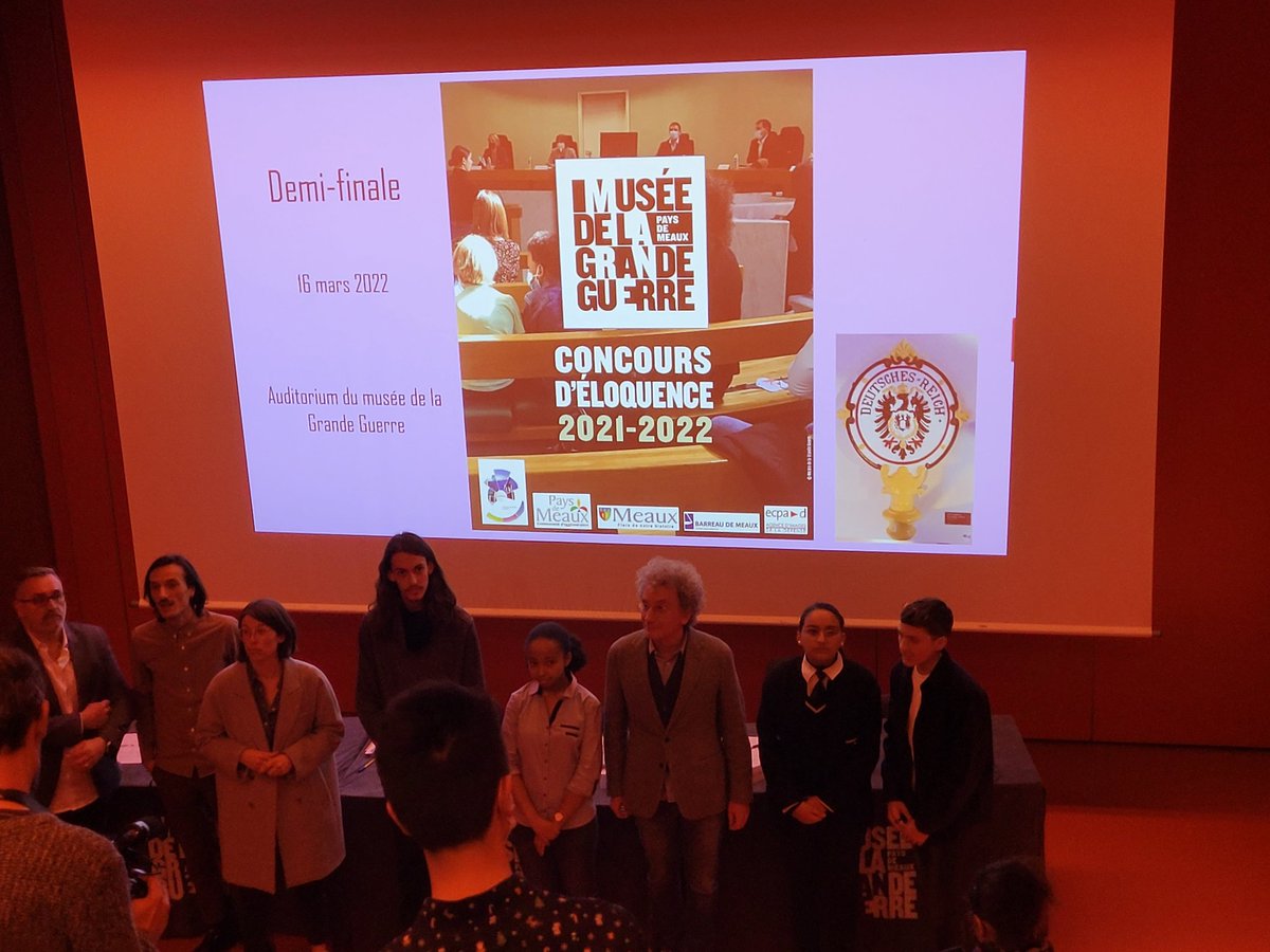 Nouveau concours d Éloquence au Musée de la grande guerre de Meaux....merci <a href="/M2GMeaux/">Musée de la Grande Guerre</a> pour l accueil et l organisation !!! Bravo à Leia qui a représenté dignement l Internat d Excellence et s'est qualifiée en finale!!!👏