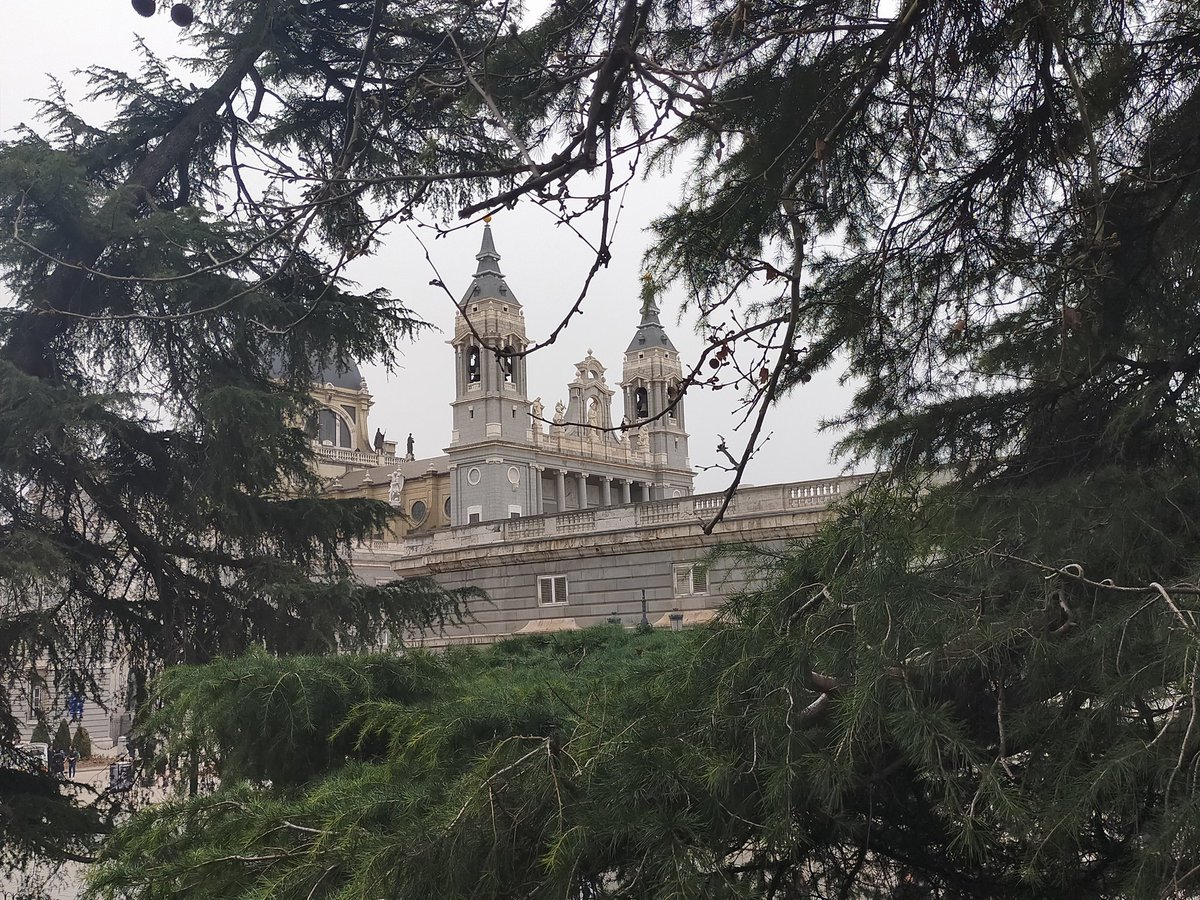 75_rubia's tweet photo. Me encanta #Madrid sea cual sea el color del que se vista ese día ❤️#LaAlmudena #PalacioReal #GuadiaReal #Paseoconmispensamientos https://t.co/s6XL9b5qFU