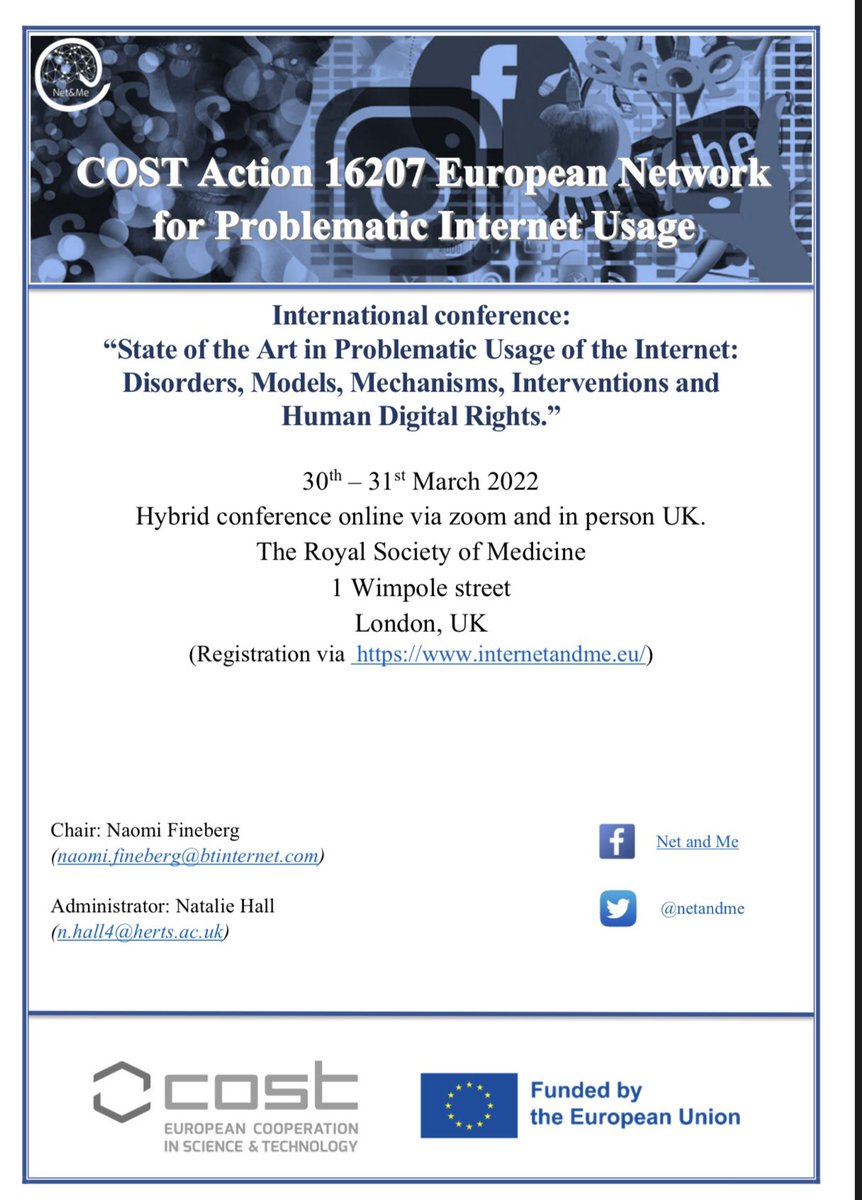 Ornella Corazza, PhD (@ocorazza) on Twitter photo Join us at this event ! For full programme and free registration view internetandme.eu <a href="/netandme/">Net&Me</a> <a href="/UH_NWP/">Network of Women+Professors</a> <a href="/UniofHerts/">University of Hertfordshire</a> Join us at this event ! For full programme and free registration view internetandme.eu <a href="/netandme/">Net&Me</a> <a href="/UH_NWP/">Network of Women+Professors</a> <a href="/UniofHerts/">University of Hertfordshire</a>