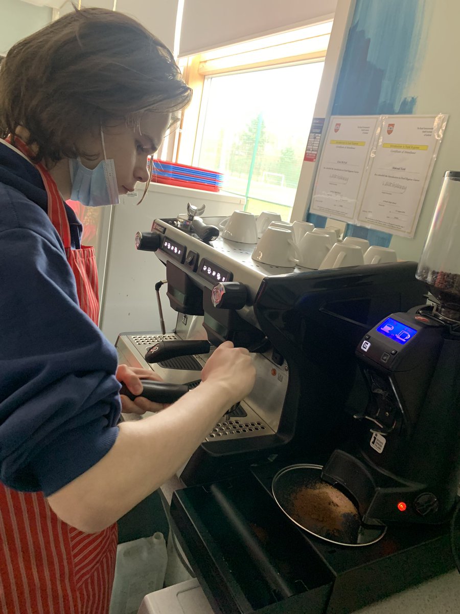 StPaulsCoffeeCo's tweet photo. Easter prep today! 🐣 Our barista students will be hosting their first coffee &amp; cake event with lattes, cappuccinos, cinnamon buns and more 😍 one week to go! #barista #easterevent https://t.co/Rr5UJyAXvg