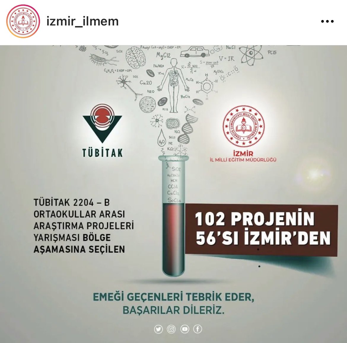 KonuralpSehit's tweet photo. TÜBİTAK 2204-B Ortaokul Öğrencileri Araştırma Projeleri yarışmasında Buca’yı temsil eden tek okul olduk. Öğrencilerimiz Zehra Atik, Poyraz Tanyerli ve Hakan Taha Togay’ı tebrik ediyoruz.
@MucahitYentur
@izmir_ilmem
@hsyngnsksv
@bucamilliegitim
@BucaKaymakamlk
@hyazar42
@OmerUlup https://t.co/sMDaaJO0Cj