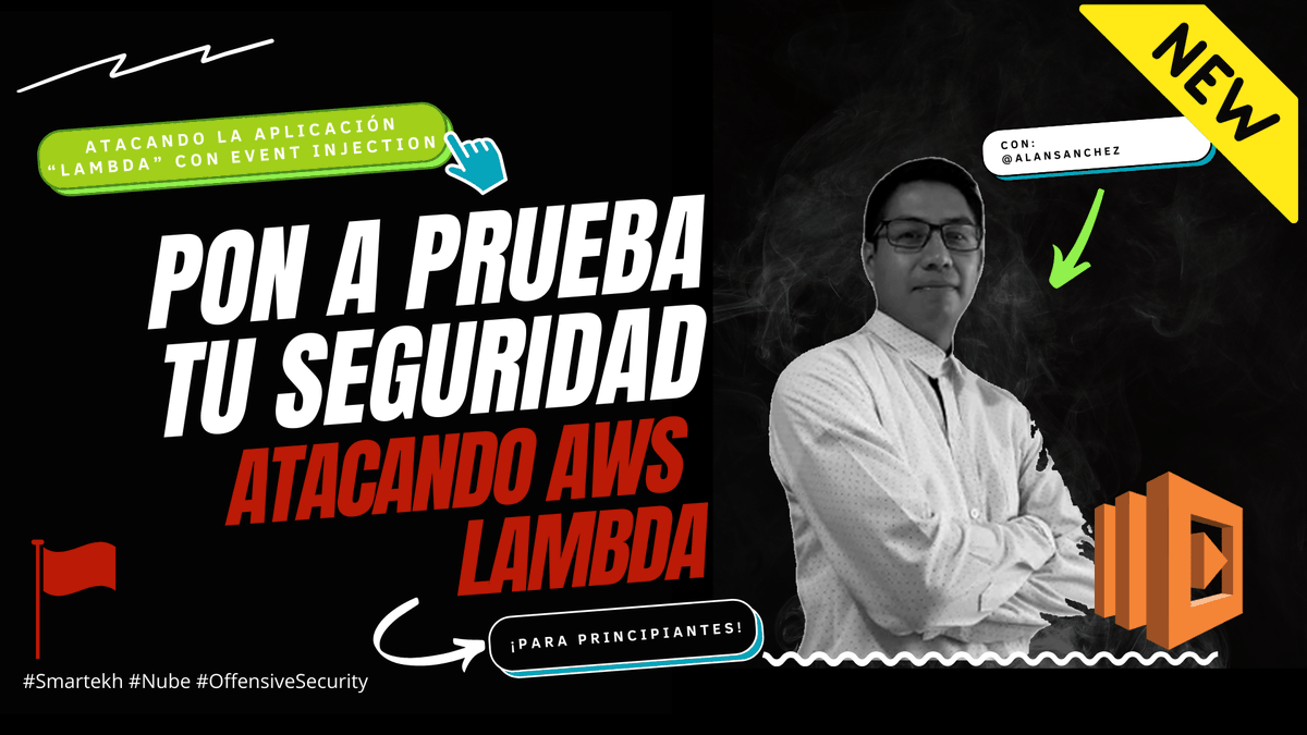 gSmartekh's tweet image. Conoce como los atacantes pueden tomar ventaja de las vulnerabilidades de una aplicación serverless en Lambda y comprometerla con la ayuda de un ataque de #EventInjection en el último capítulo de nuestra serie #PonAPruebaTuSeguridad

Puedes verlo aquí 👉 hubs.ly/Q015ZRvd0