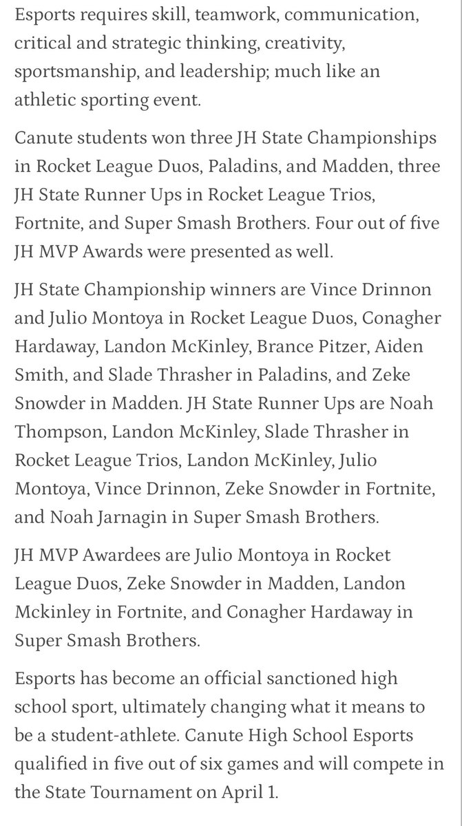 Hey Mom! We did it. We made the news!!! #LetsGo #NextStopHSState