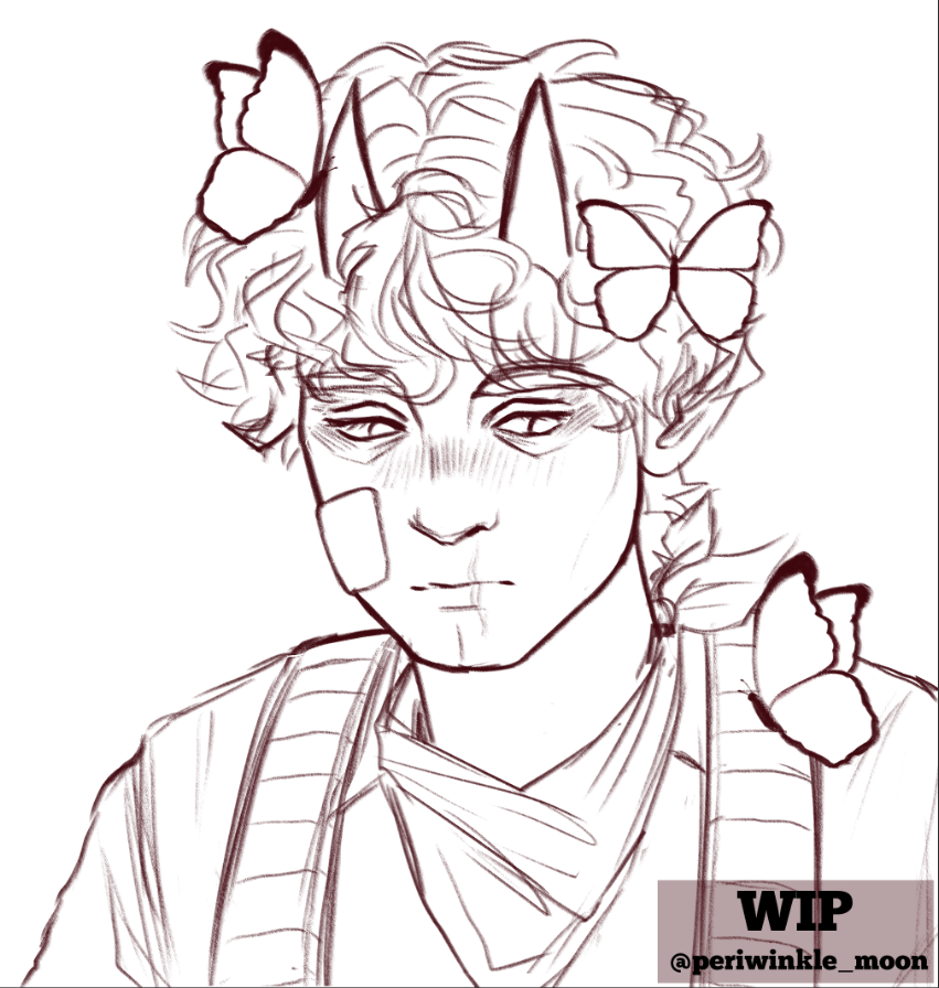 trying something different :] (referenced from a photo of him lol) 