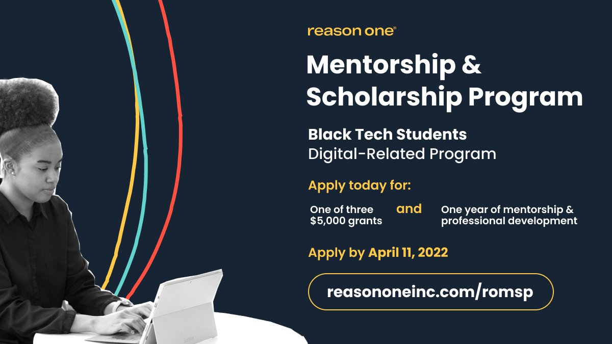 Calling #BlackTech students in #Ontario and #SouthCarolina! Apply today for a $5k #scholarship plus one year of #mentorship in digital! 

Apply here: utm.guru/uekmE

#BlackTechTwitter #HBCU #HBCUs