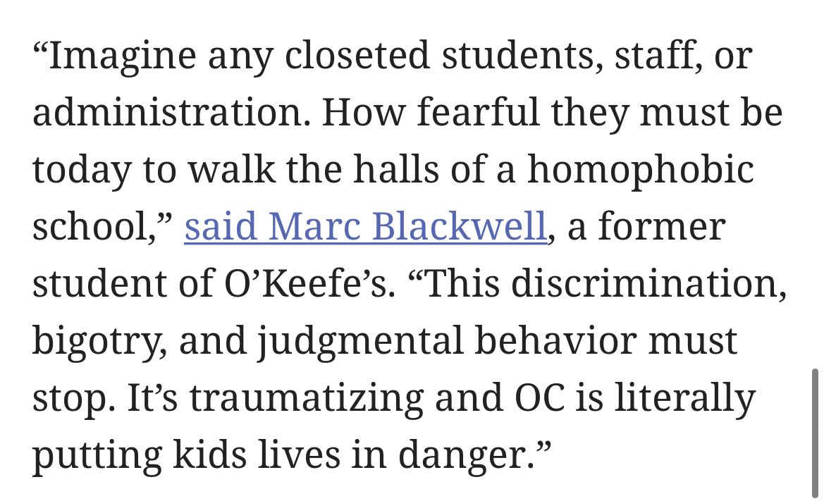 So incredibly thank for everyone who has shared any articles pertaining Okeefe and the way he was fired by <a href="/okchristian/">Oklahoma Christian University</a>. OC do you even care about the environment you are creating? kansascity.com/news/nation-wo…