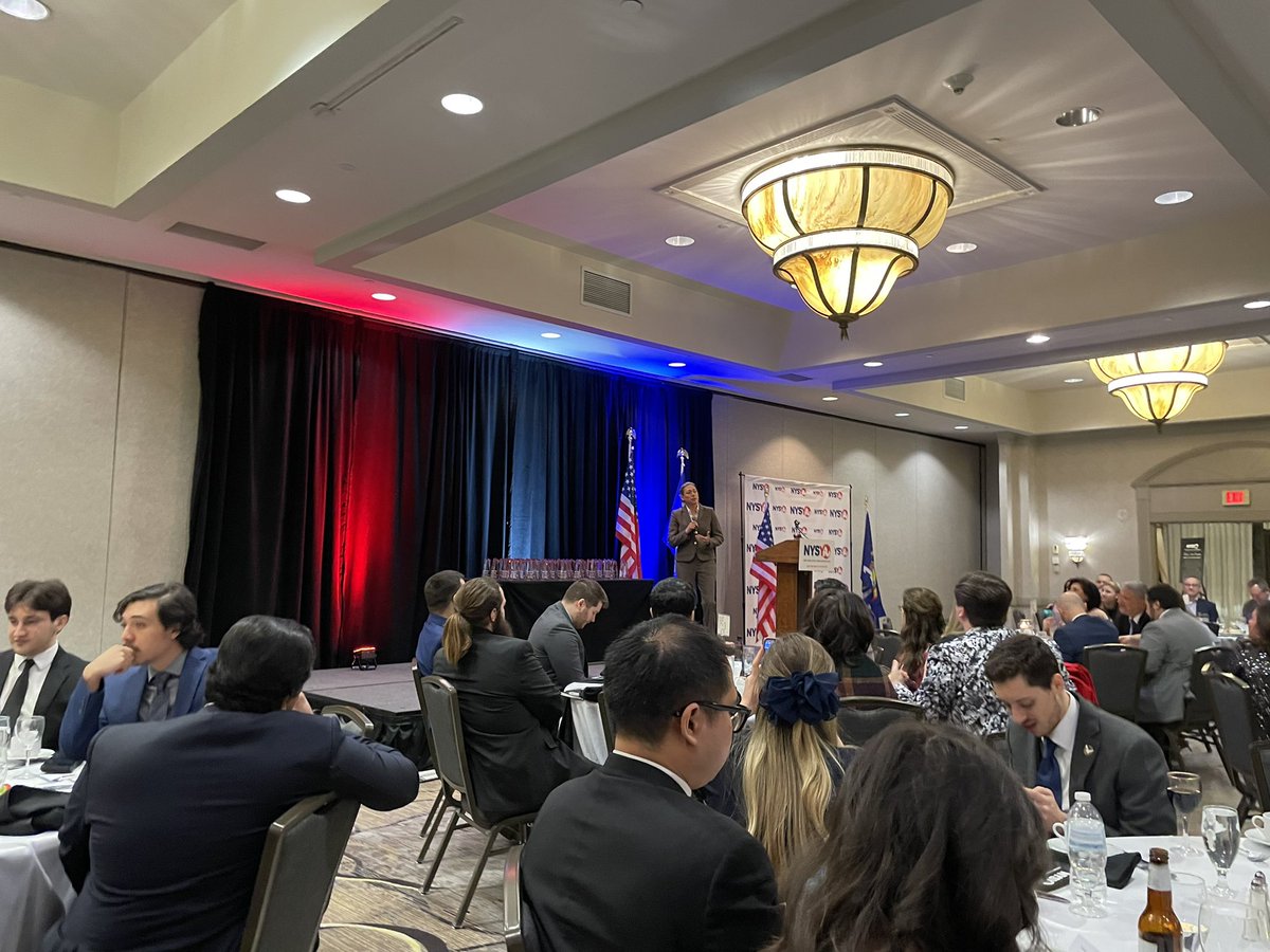 yrsdelco's tweet photo. What a weekend! The #YRDC joined Young Republican chapters statewide in Albany for the @NYSYR’s 5th Annual Winter Conference and Rising Star Reception!
Thank you to the Albany County YRs for putting on a fantastic event and being such gracious hosts!
#LeadRight #YRsLead https://t.co/bQd3VDPp1w