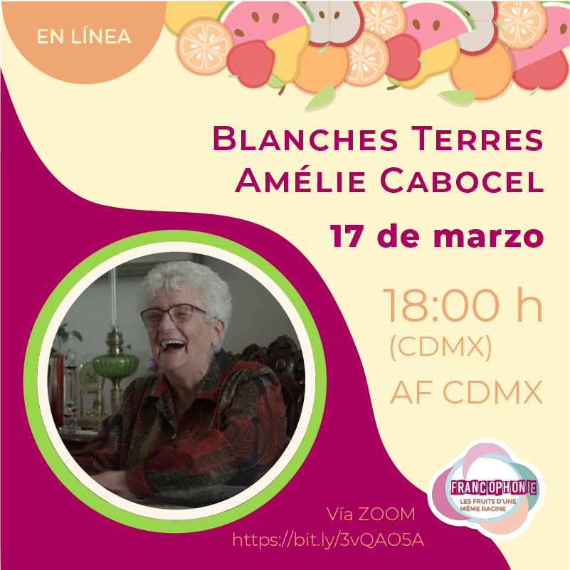 AFMexico's tweet photo. #Francophonie 📽 « Blanches Terres » es un interesante proyecto a través del cual la artista francesa, Amélie Cabocel, fotografió a un grupo de ancianos.

Asiste a la proyección del documental o disfrútalo en línea.👉 https://t.co/mJI66Ggxi4
📅 17/03
⏰ 18:00 h.
📍Sócrates 156 https://t.co/Lua39C80uK