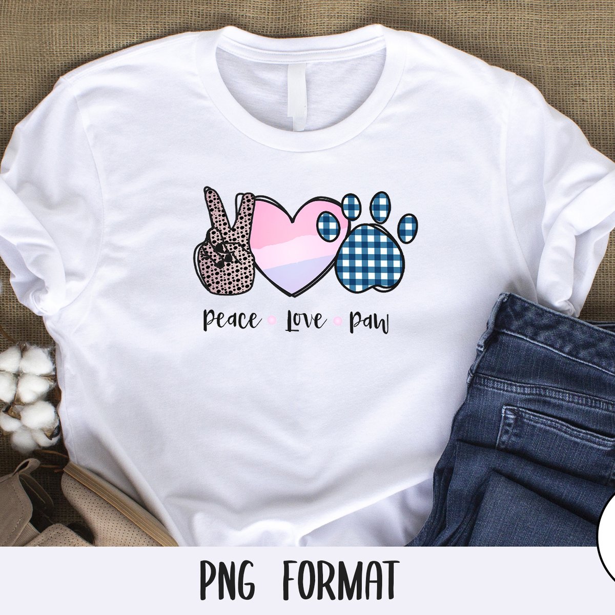 creative_svg's tweet photo. Peace Love Paw Sublimation PNG

Grab it now only $2
Link: https://t.co/wC8ZLHzGBw

#pawprint #sublimation #pawprintpng #pawlovedogs #dog #pawssublimation #paws #watercolor #petpaws #digital #clipart #svgdesign #leopardprint #puppypaw #tshirtdesign #dogtshirt #pawtshirt https://t.co/DU9PDe1c6q