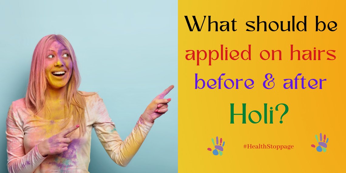 HealthStoppage's tweet photo. The festival of colors and joy is almost here

Here are 5 pre and post-Holi hair care tips and tricks to protect your hair from toxic colors in the air. 

Read On: https://t.co/DtqILi4YXw

#HairCareTips #PreHoliCare #FestivalOfColors #HappyHoli #Holi2022 #HoliFestival https://t.co/jxAp9Ljm3w