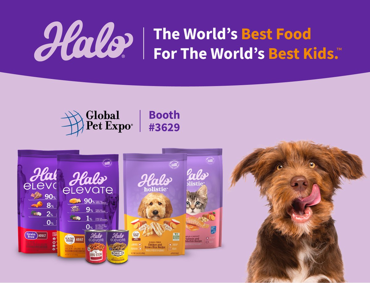 BTTRChoiceCo's tweet photo. Come meet the $BTTR team at the @GlobalPetExpo, March 23-25 at @OCCC, in sunny Orlando, FL. Learn more at https://t.co/jHyfLg6oLY #chooseBTTR #GloblaPetExpo  #BTTRTeam #HaloPets #HaloElevate #WorldsBestKids #WorldsBestFood #pets #stock #investment #conference #finance #expo https://t.co/XwT97D52B4
