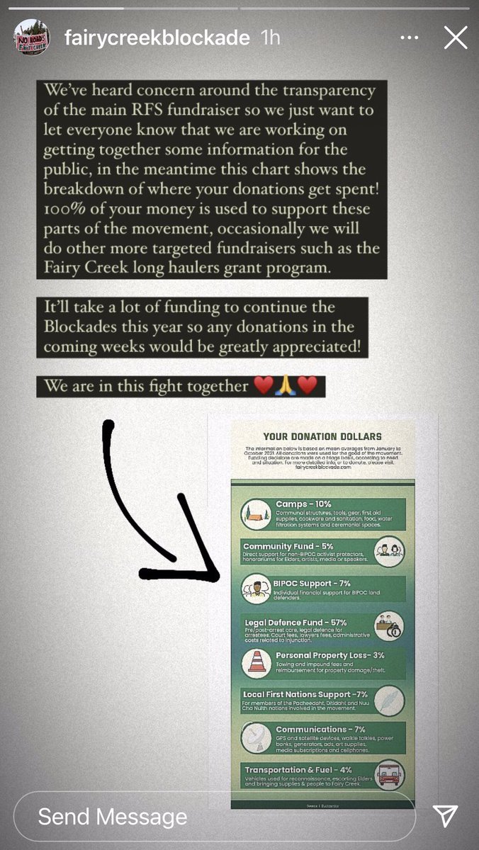 ForestsForever4's tweet photo. Still no transparency or #accountability with these eco terrorists! Anyone with a computer can create these little Infograph’s! With no data to substantiate as to how they arrived at these %’s, these graphs are meaningless! #EnoughIsEnough #ForestryTruth #bcpoli @bcndp @the_cra https://t.co/ymcjoe1jfg
