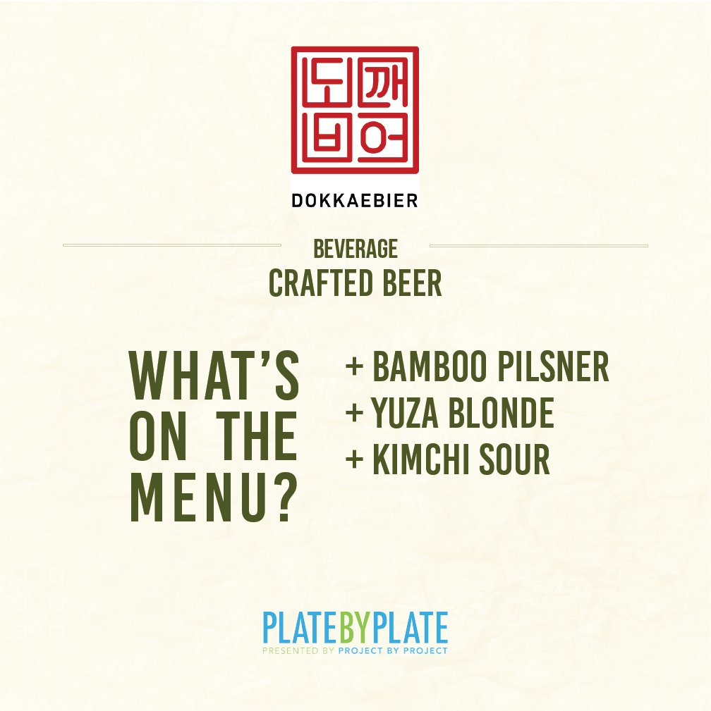 Can't choose between <a href="/dokkaebier/">Dokkaebier</a> Bamboo Pilsner, Yuza Blonde, or Kimchi Sour? We can't either - make sure to try all 3 at Plate by Plate next Saturday! 

Plate by Plate 2022 is THIS SATURDAY! Make sure to get your tickets 🔗 ow.ly/3a4250HWafp

#PbPLA #PlateByPlate