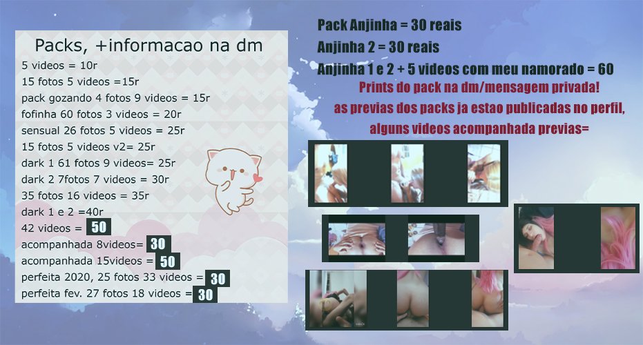 🥰minha tabelinha com valores ATUALIZADOS!🥰
 lembrando que: todo conteúdo por 150rs agora inclui acompanhada

⭐️meu privacy por 25RS⭐️
privacy.com.br/Profile/anasera