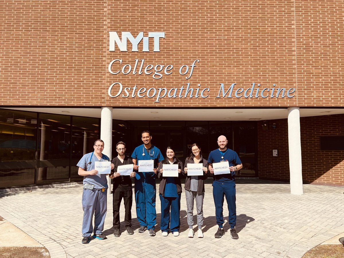 matthewbheller's tweet photo. WE MATCHED!!!  Well, not me, but these medical students did, and I am just as excited!!  Congratulations to everyone who found out they matched this week!  We find out in less than 48 hours where they’ll be heading for residencies! #nyitcom #ClassOf2022 #DOgreatWork #Match2022 https://t.co/zdXLc2IVUX