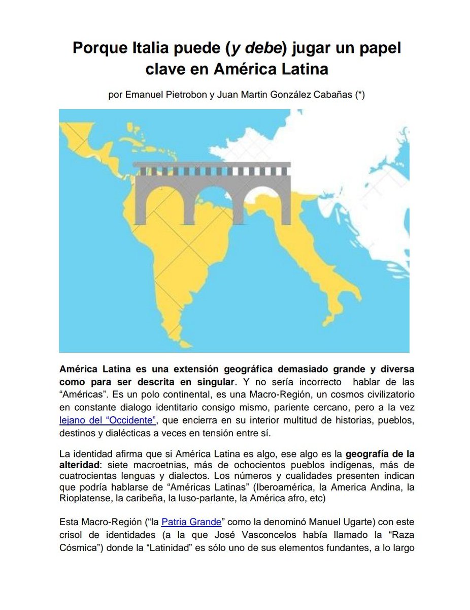 instituto_peron's tweet photo. 📝 Especialistas en temas internacionales rescatando a Italia como interlocutor válido entre América y Europa en la actual crisis.⬇️ https://t.co/dHpOmnaL8a https://t.co/zYrkYUIgjX