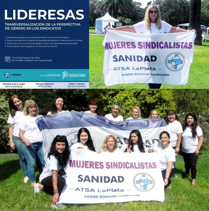 CronicaSindicaL's tweet photo. #ATSALAPLATA #MUJERESSINDICALISTAS Jueves 17/3 14 hs. en el auditorio calle 5 Nº 375 de la sede TALLER "LIDERESAS: TRANSVERSALIZACIÓN DE LA PERSPECTIVA DE GÉNERO EN LOS SINDICATOS". La 2da. Jornada será el 31/3. @ATSALaPlata1 @PedroBorgini @KrodriguezATSA
https://t.co/Bdb8fyXywU https://t.co/Z8gg8RXEl4