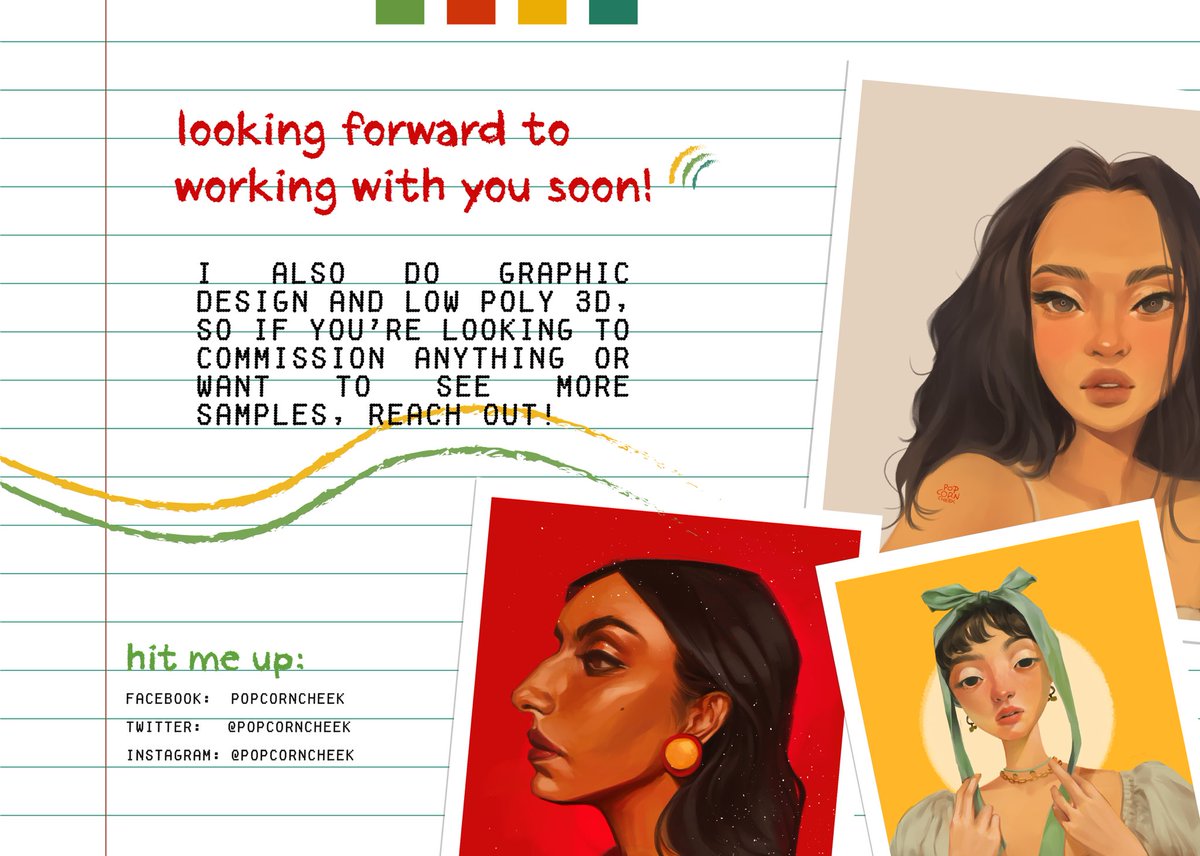 popcorncheek's tweet photo. 🗂 COMMISIONS OPEN! — pfps, portraits, illus, etc.

✸ order form: https://t.co/TM2F39fXv5
✸ portfolio: https://t.co/J47jyVtUES
✸ directory: https://t.co/cXYZZvJqh8
✸ queue: https://t.co/nL6yb7pz46

RTs appreciated! ☀️🌈🖍 https://t.co/8YGayCOxij
