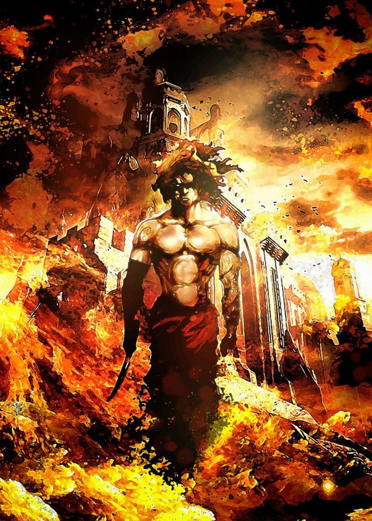Walked through the fires that burned Babylon, through the ashes of my people. Whome of which the monsters slew without mercy or pity. But when  I emerged. I sought only vengeance for what they have took from me. My beloved kingdom, &amp; more importantly my people.