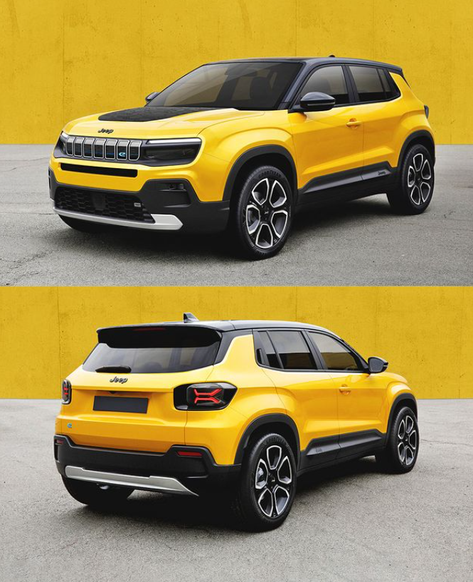 ThunderChrysler's tweet photo. #Jeep has unveiled their plans for their first fully electric model to be launched in early 2023! https://t.co/v8tcdr8wOc